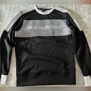 Black & white Karl lagerfeld Paris sweatshirt.